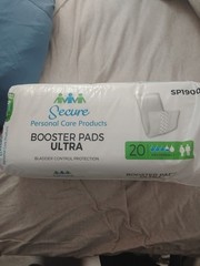 Secure Personal Care Products Booster Pads Ultra SP1900 Bladder Control 20 Ct.