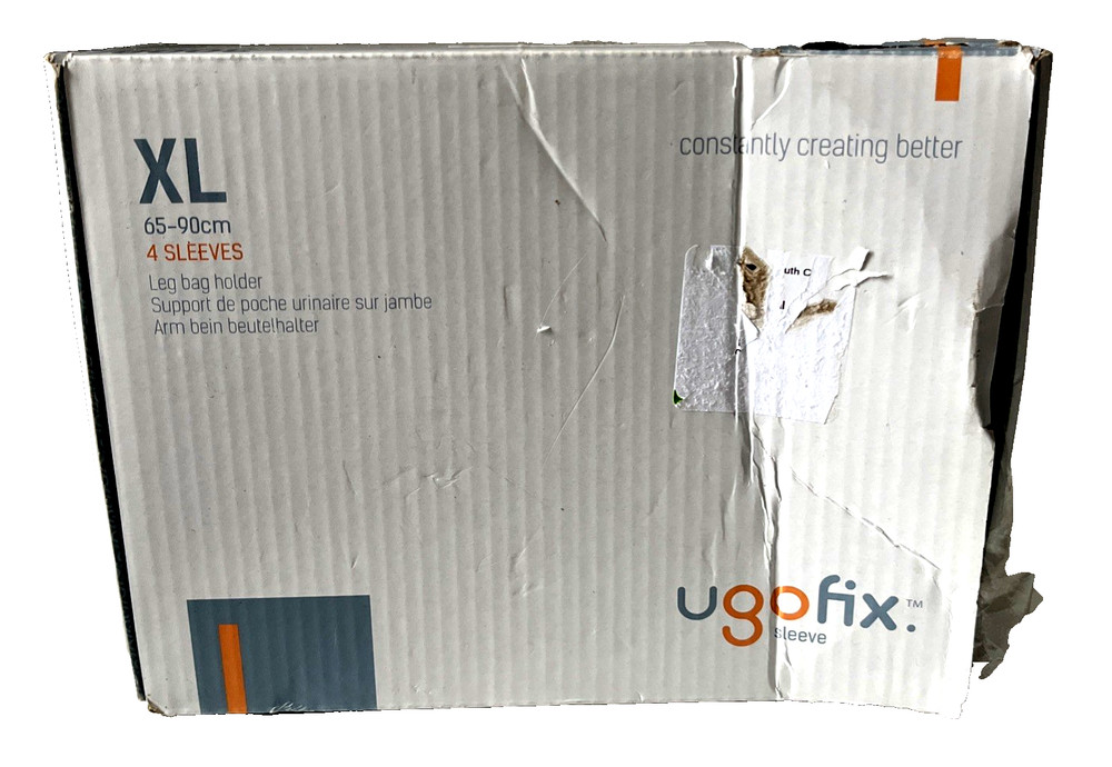 Ugo Fix Sleeve XL Leg Bag Holder Urine Catheter 65–90cm REF 3008 4 Sleeves