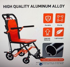 Garvee Lightweight Folding Wheelchair Portable Transport Chair