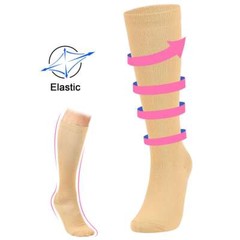 1-3pairs Unisex Compression Socks 20-30 mmhg Sports Knee High Running Fitness US
