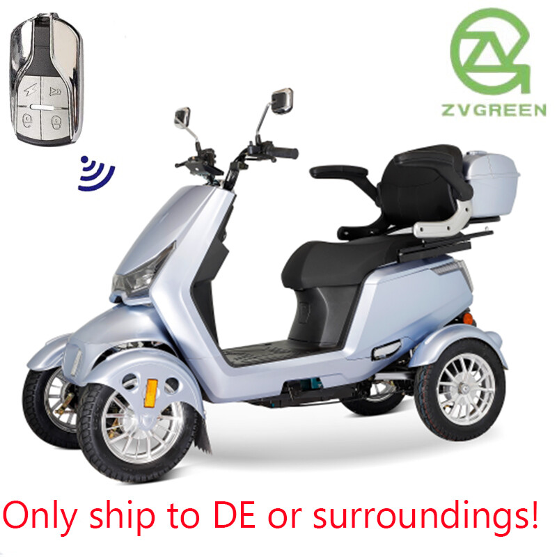 4 Wheels Electric Mobility Scooter 800W 60V20A Heavy Duty All Terrain for Senior