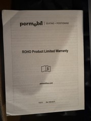 Roho PERMOBIL 16.5” x 16.5” x 4.25” High Profile WHEELCHAIR SEAT CUSHION – 1R99C