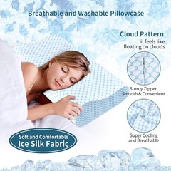 Cervical Pillow for Neck Pain Relief – Ergonomic Memory Foam Pillow