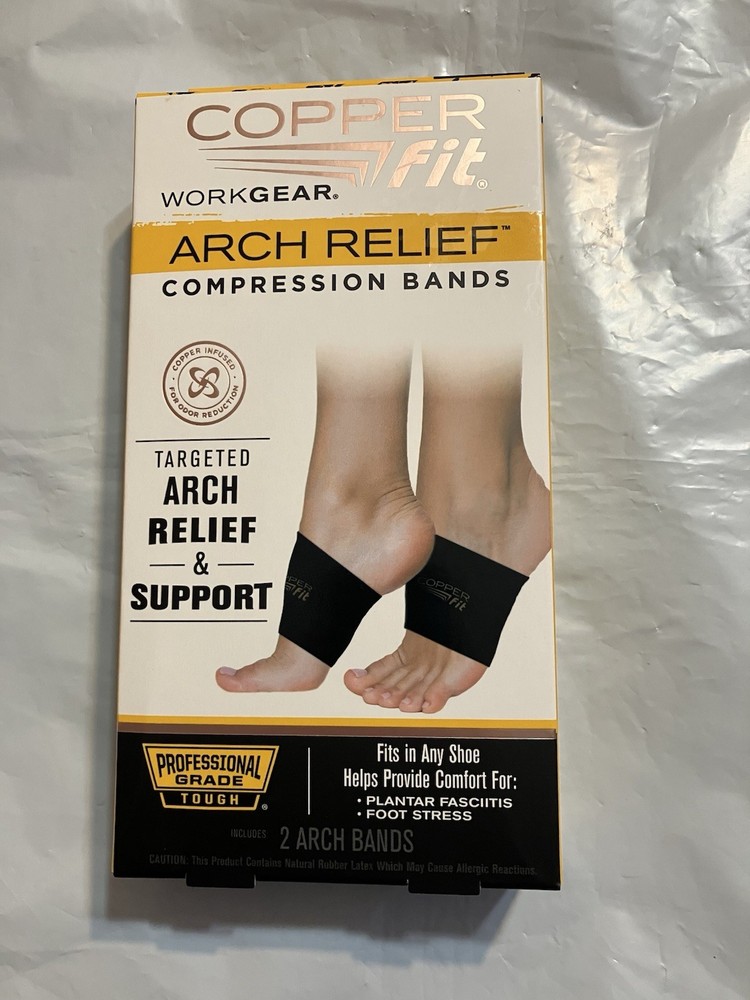 COPPER FIT WORK GEAR ARCH RELIEF COMPRESSION BANDS