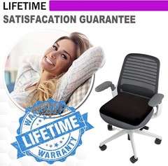 Double Thick Gel Seat Cushion – Egg Shape, Non-Slip Breathable, Comfort