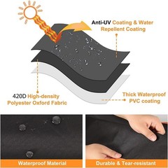 Tear-Resistant Mobility Scooter Cover – Secure Protection 55x26x36 for Outdoors