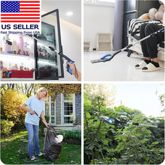 Grabber Reacher Tool 36 Inch, Heavy Duty Foldable Grabber with Anti-Slip 360° Ro