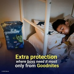 Goodnites Boys Nighttime Bedwetting Underwear, Size XXL (120-165 lbs), 24 Count
