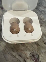 Audien Atom One Rechargeable OTC Hearing Aids – Beige – Brand New