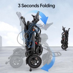 Used Electric Wheelchair Ultralight for Travel Electric Scooter Only 36lb