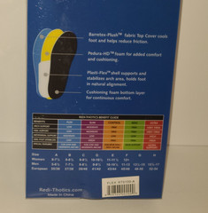 Redi-Thotics FLEX NIB Shoe Inserts MEN 5-6.5 WOMEN 6-7.5+ Comfort Orthotic