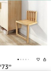 Wall-Mounted Folding Shower Seat Home Care Bench Chair