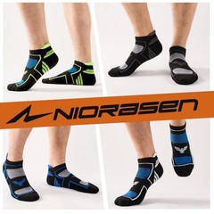 Mens Running Socks 6 Pairs with Arch Compression Support, 10-12 Multicolor