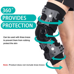 Knee Brace Undersleeve,Leg Sleeves for for Under Brace for Men & Women
