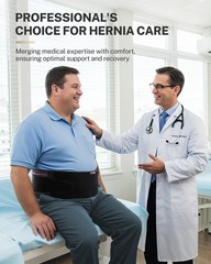 Front-Wearing Umbilical Hernia Belt, Unisex, 3D Dome-Shaped Hernia Support Pa…