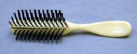 McKesson Hairbrush Black Polypropylene 7.6 Inch 1 Count