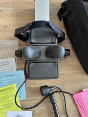 Saunder Cervical Traction Neck Device With Deluxe Carrying Bag & Manuals CD NICE