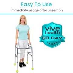 Vive Tennis Balls for Walkers, Pre Cut (4 PCS) – Precut Walker Yellow