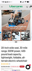 Electric Motorized Chair in Original Packaging and Manual.