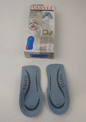 Vasyli Custom Orthotics 3/4 Length Blue Heat Mouldable XS 71RB04 Foot Fresh NIB