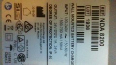 Arjo Huntleigh wall mounted battery charger 24V NDA8200 NEW UNUSED