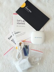 Audien Atom One OTC Hearing Aids Wireless Rechargeable Beige No Box