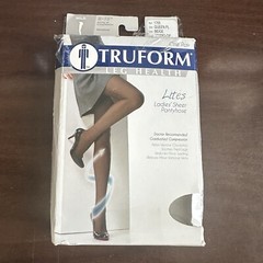Truform Leg Health Beige Queen Plus Lites Ladies Sheer Compression Pantyhose