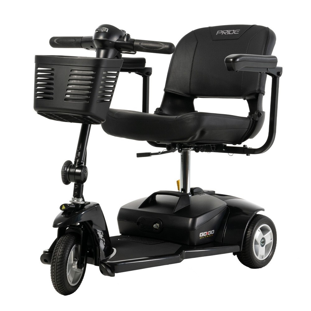 Pride® S39 Go Go Ultra X 3-Wheel Travel Mobilty Scooter-12AH Batts-1 year labor!