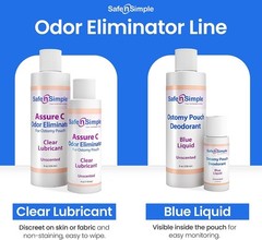 Ostomy Deodorant Liquid Unscented 8oz Pouch Odor Eliminator for Adults