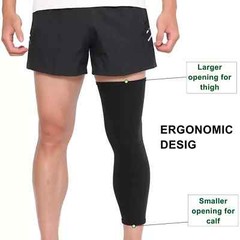 Knee Brace Undersleeve for Men & Women, Leg Sleeves for for Under Brace