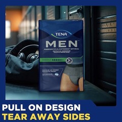 TENA Incontinence Underwear for Men, Maximum Plus, S/M (34in-50in), NEW 64 COUNT
