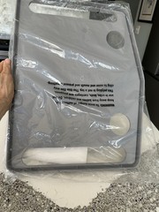 DMI Universal Walker Tray Gray Plastic 21 x 16 x 1 in 5 lb Cap 510-1083-0300