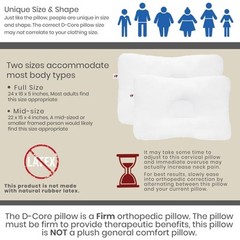 Core Products D-Core Cervical Pillow