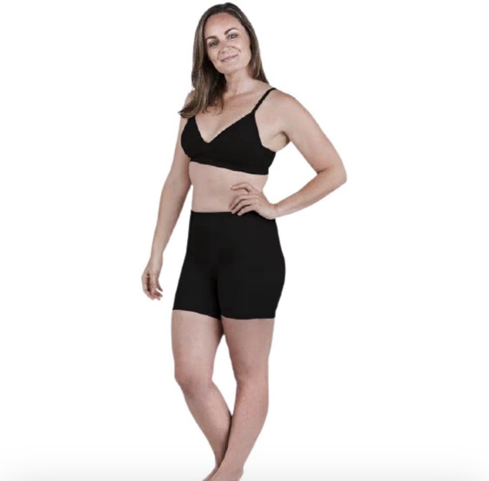 SRC Restore Support Mini Shorts XL Pelvic Support Briefs Black Women’s Compressi