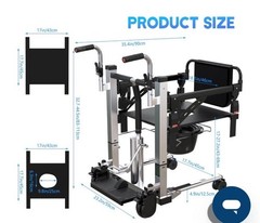 GARVEE Hydraulic Patient Lift Transfer Chair