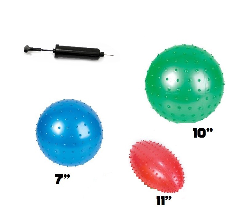 Medium Soft Spiky Bump Balls Sensory Toy Toss Catch Hand KIT Autism ASD Fidget