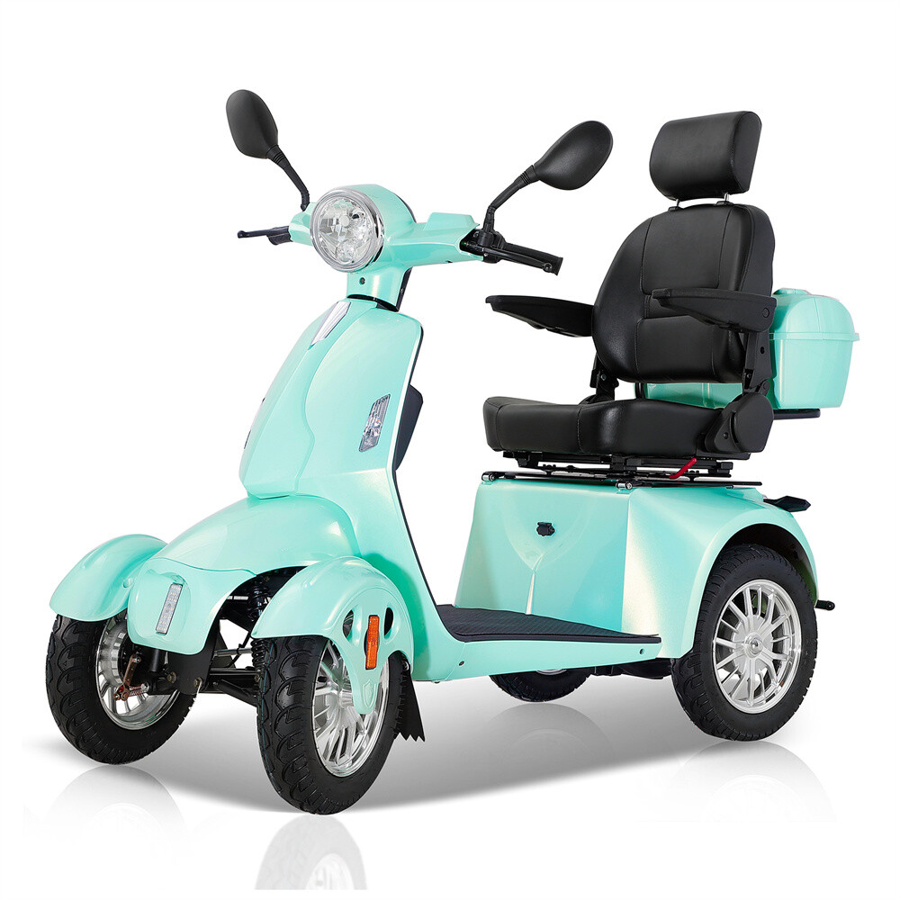 4 Wheels Travel Mobility Scooter 800W 60V 20AH Battery Motor for Adult Senior