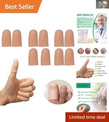 10-Piece Silicone Gel Finger Protectors – Instant Relief from Pain & Irritation