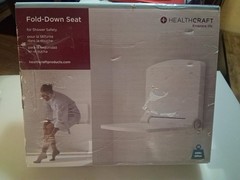 Invisia 15” Folding Shower Seat ADA Wall Mount Bath Seat 440 lb White