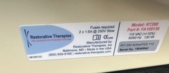 RESTORATIVE THERAPY ELLIPTICAL EXERCISE REHABILITATION EQUIPMENT RT200 .