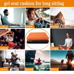 Plus Size Gel Seat Cushion for Long Sitting, Extra Large and Thick Gel Seat C…