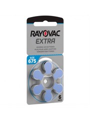 Rayovac Extra Advanced Size 675 MF PR44 Batteries 1.45V Zinc Air