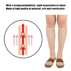 2-6 Pairs Women Men Copper Compression Socks Calf Leg Foot Support Stockings