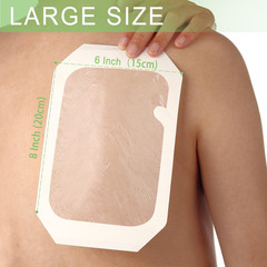 Transparent Film Dressing, Waterproof Wound Cover, 6×8 Inches, 20 Packs, Post