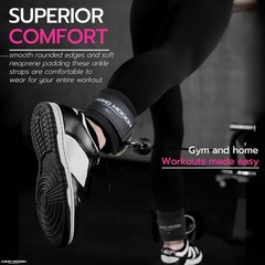 Durable Ankle Strap for Home and Gym – Perfect for Leg & Glute Training