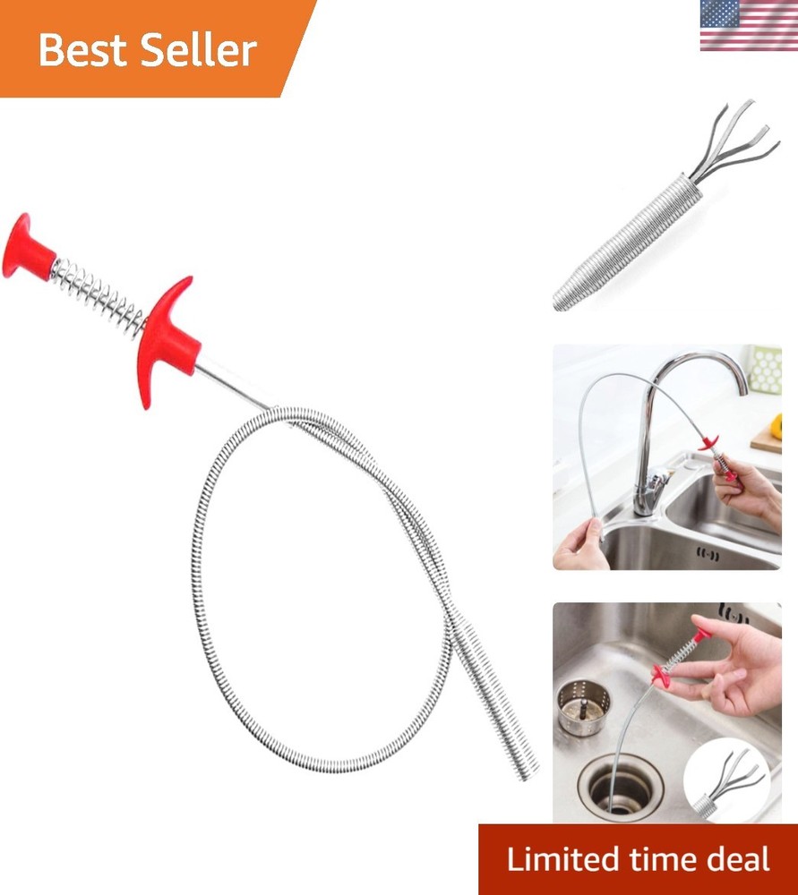 Bendable 4-Claw Pickup Tool – 24 Inch Flexible Reacher for Home Essentials