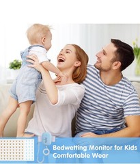 Wireless Bedwetting Alarm for Boys and Girls, USB Rechargeable, 3 Working Modes