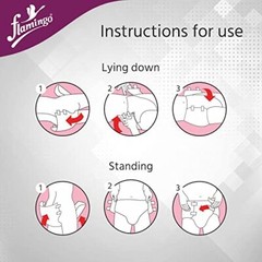 Flamingo Adult Diapers Disposable Tabbed Briefs-Absorbent Incontinence Underwear
