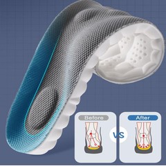 4D Memory Cloud Technology Insole – Super Soft Ultra Comfort Insoles Foam Sport