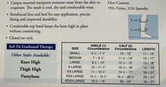 Activa Soft Fit Knee High Closed Toe 20-30mmHg Black Medium